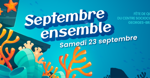 Septembre ensemble 2023 - thème de la mer - rendez-vous le 23 septembre au parc du centre socioculturel Georges-Brassens