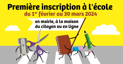 Visuel inscriptions scolaires 2024-2025