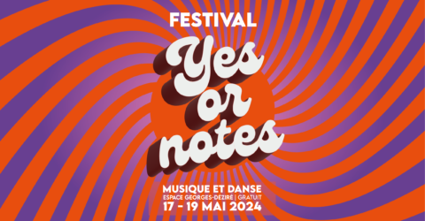 Visuel pour le festival Yes or notes aux inspirations années 70